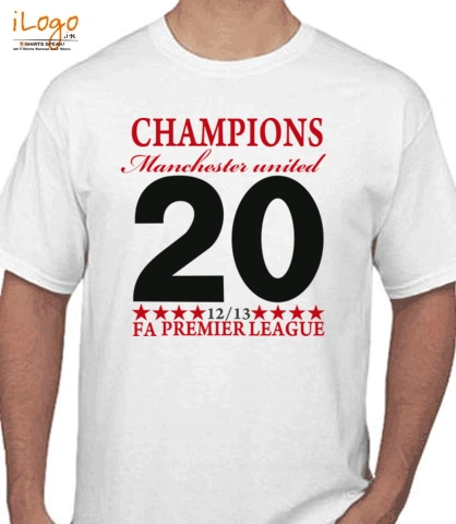 the-premer-league-munchester-united-chiampin-short-sleeve-t-shirt - T-Shirt