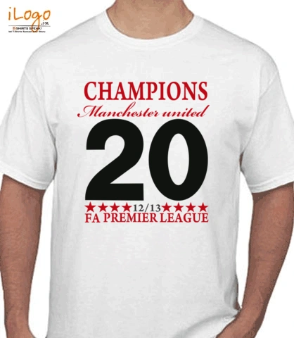 the-premer-league-manchester-united-champion-short-sleeve-t-shirt - T-Shirt