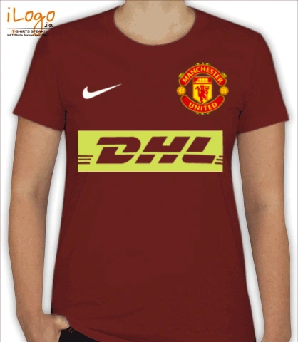Modtager Decode godkende manchester-united-dhl-t-shirt Personalized Women's Cotton T-Shirt India
