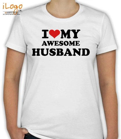 I-LOVE-MY-AWESOME-HUSBAND - T-Shirt [F]