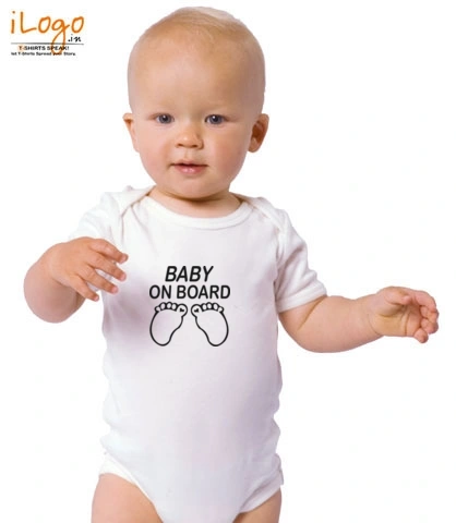 BABY-ON-BOARD- - Baby Onesie for 1 year