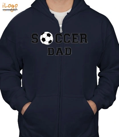 soccer-dad- - Zip. Hoody