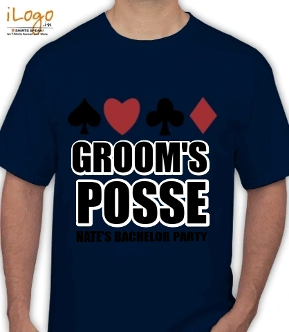GROOM%S-POSSE - Men's T-Shirt