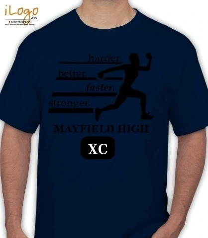 mayfield-high-xc-Design- - Men's T-Shirt
