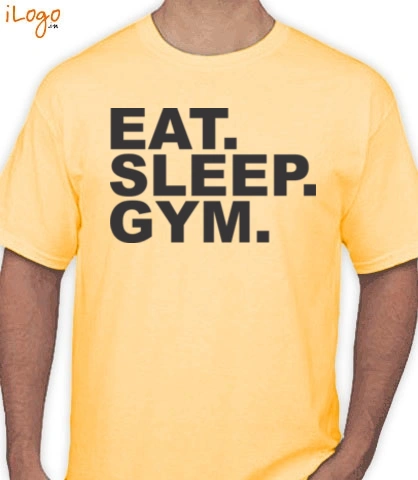 EAT-SLEEP-GYM - T-Shirt