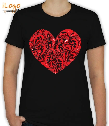 Floral-Heart - T-Shirt [F]