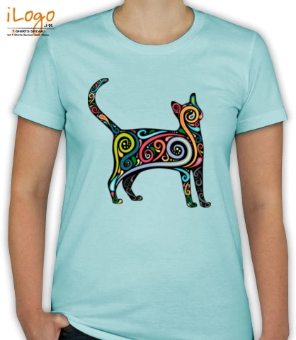 Colourful-cat - T-Shirt [F]