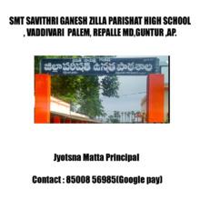smt savithri  ganesh zilla  parishat  high  school building construction