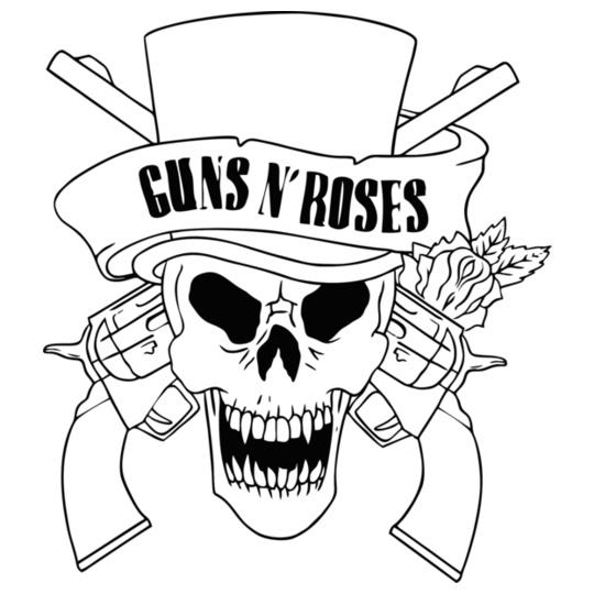 guns-roses-skull