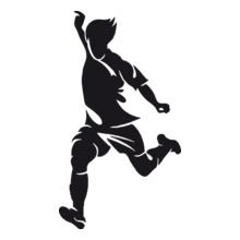 football-player-logo