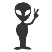 Alien-Peace-T-Shirts