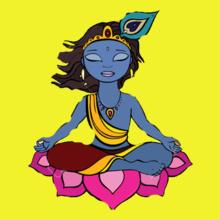 -Hindu-God-Krishna-hand-drawn-